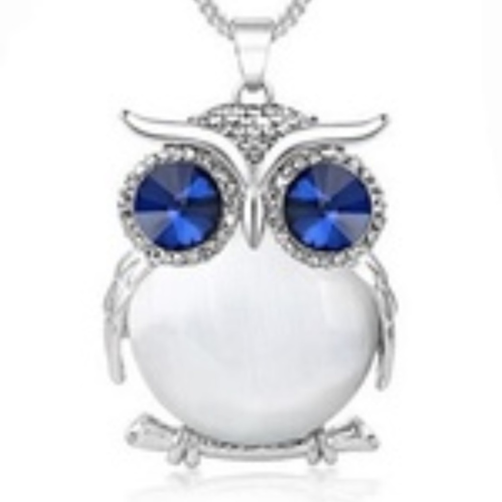 🔖🔖Owl Rhinestone Crystal Pendant🔖🔖 - Picture 2 of 2